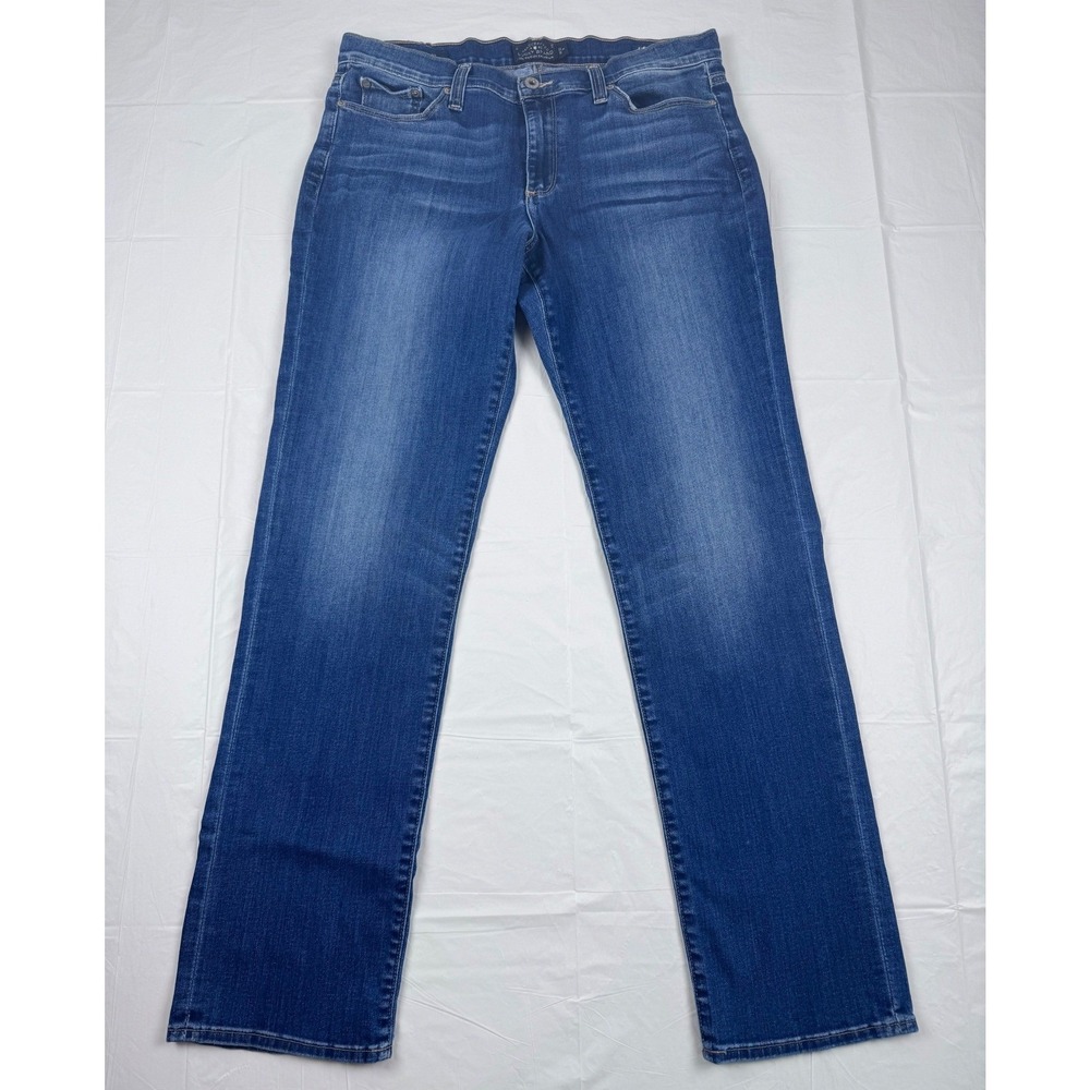 Lucky Brand Sweet Straight Jeans Medium Wash Orta Premium Denim 14/32 R Womens